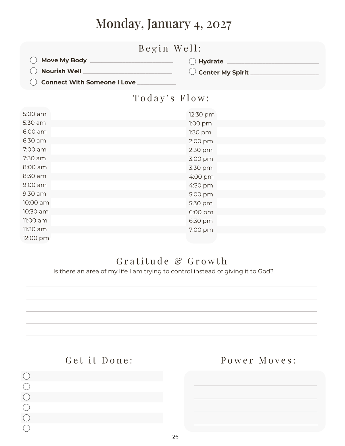 Your 2027 Starts Here: The Daily Well Planner 3rd Edition