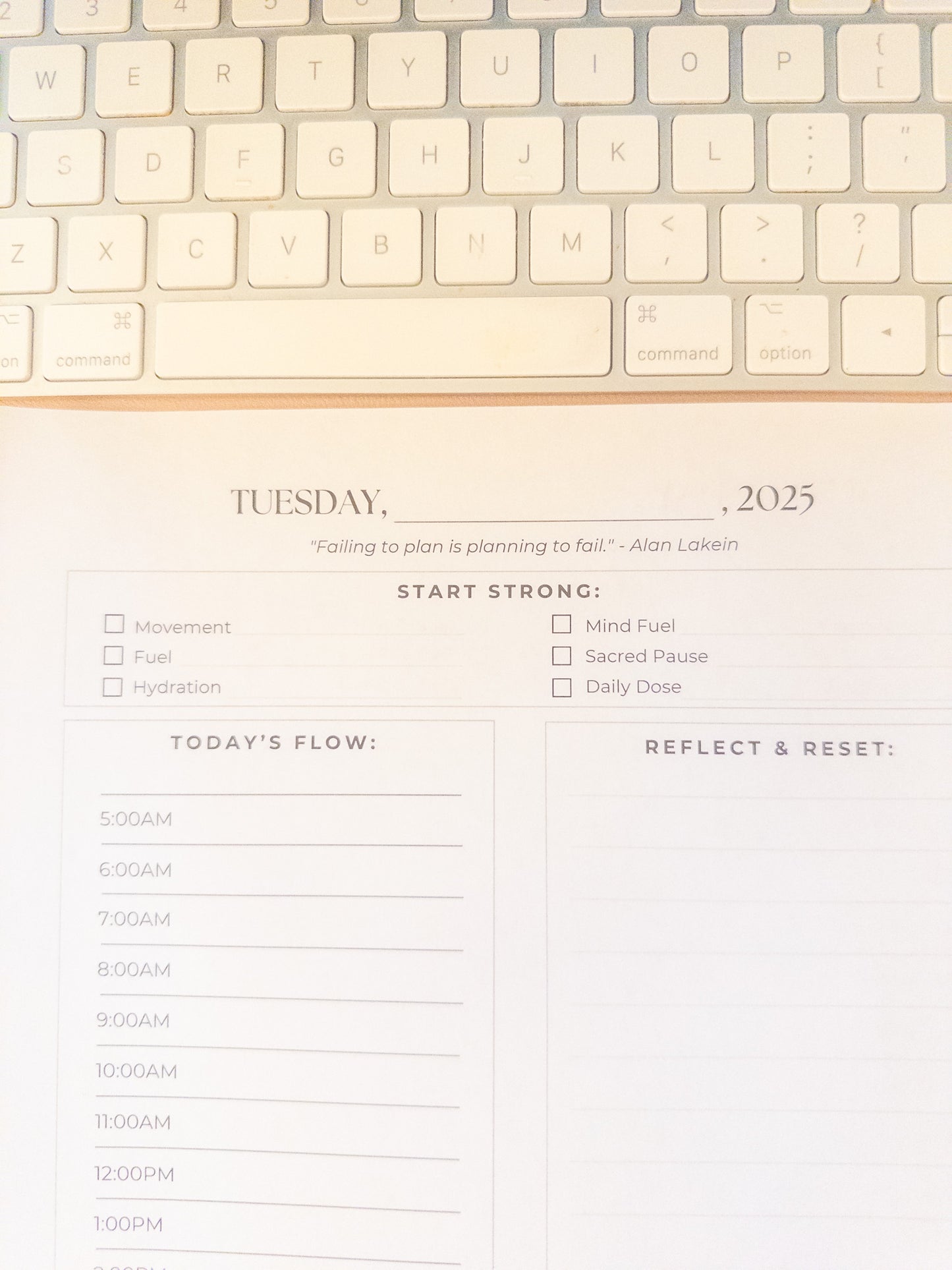 The Daily Well: A Planner for Intentional Living, One Day at a Time