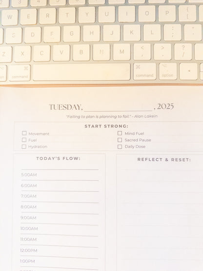 The Daily Well: A Planner for Intentional Living, One Day at a Time