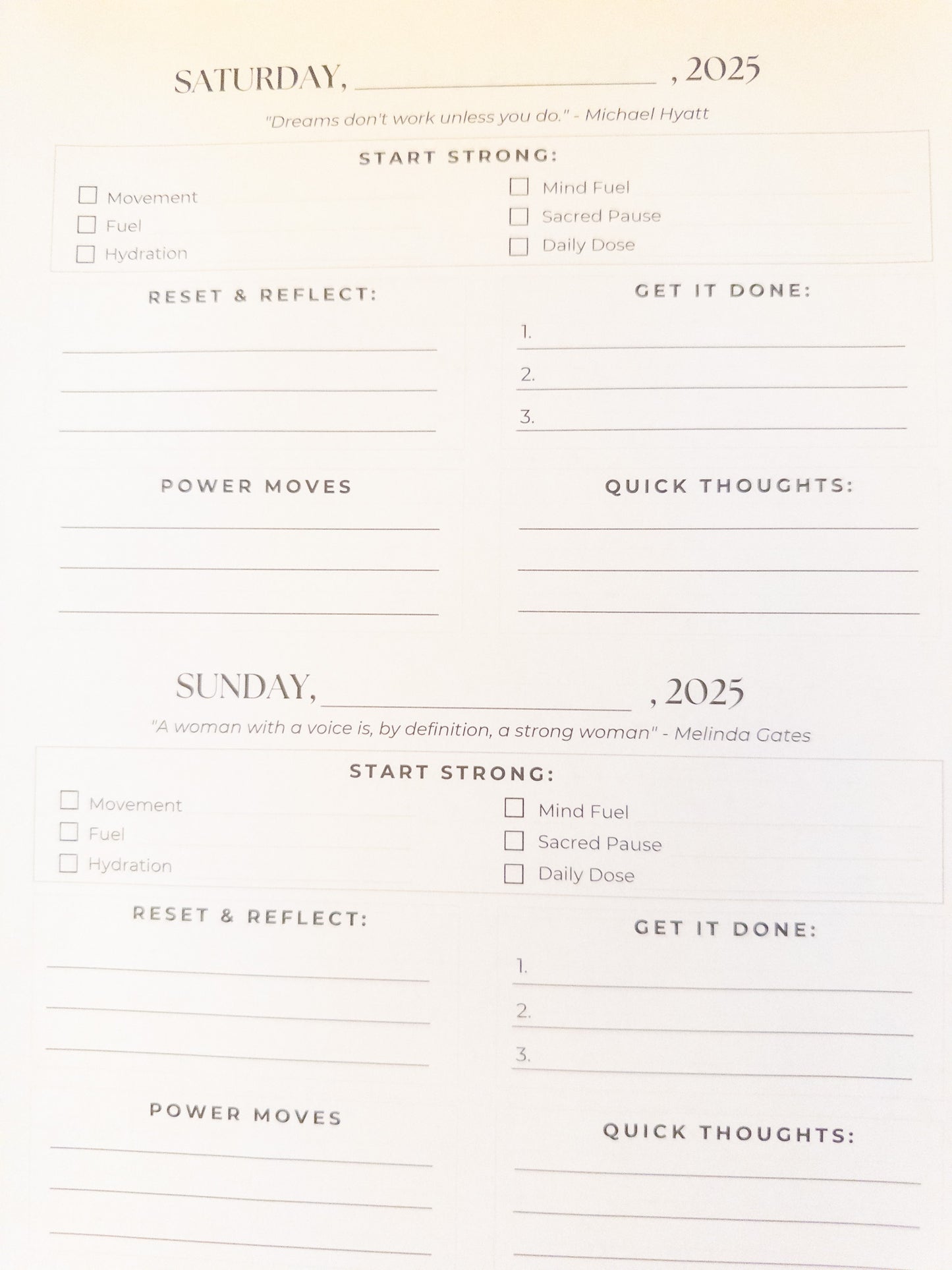 The Daily Well: A Planner for Intentional Living, One Day at a Time