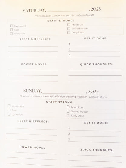 The Daily Well: A Planner for Intentional Living, One Day at a Time